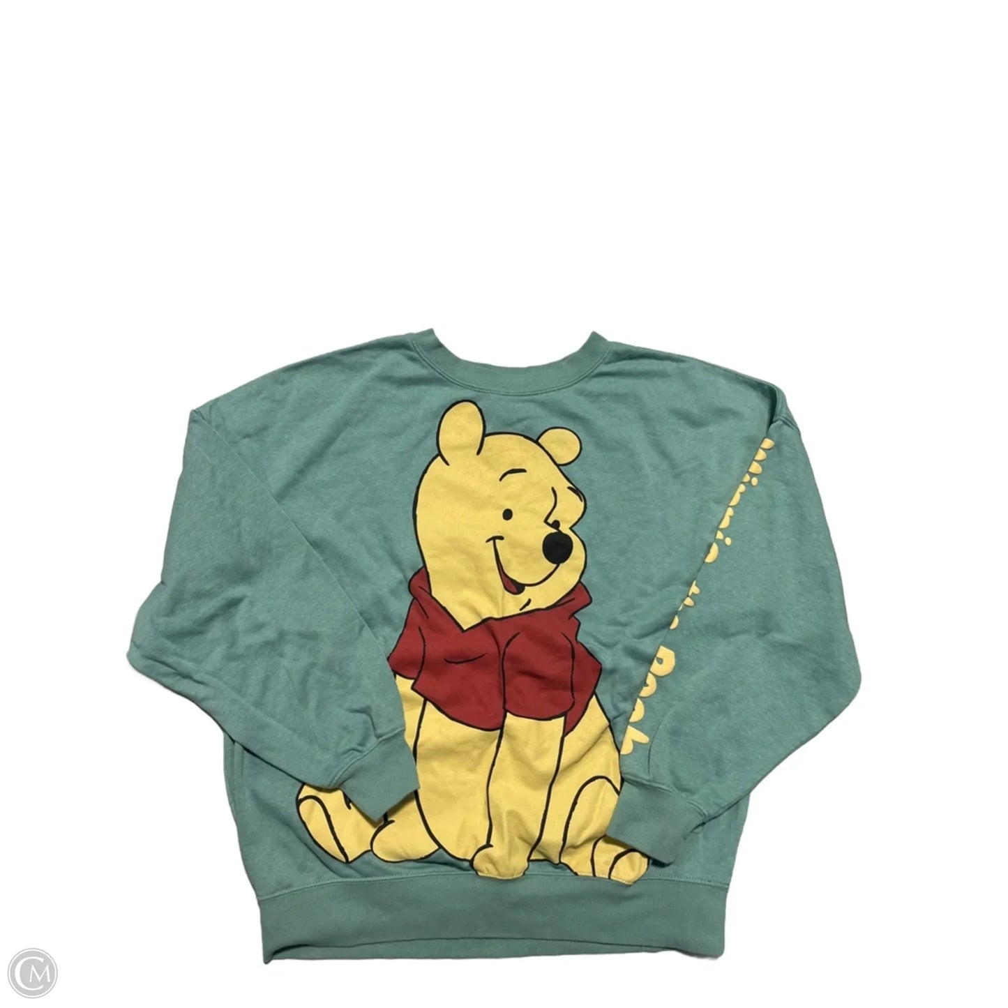 Sweatshirt Crewneck By Disney In Green, Size: S