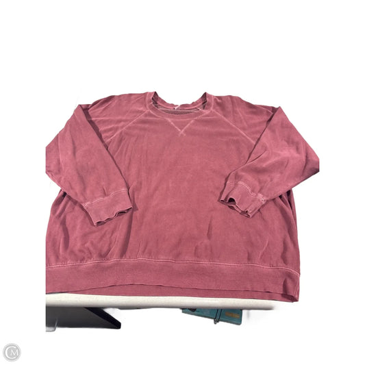 Sweatshirt Crewneck By Old Navy In Purple, Size: Xxl