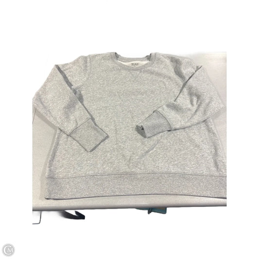Sweatshirt Crewneck By Tek Gear In Grey, Size: 1x