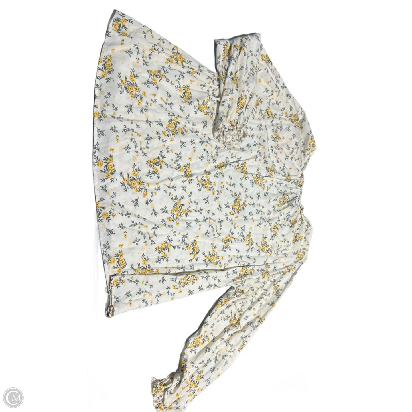 Top Long Sleeve By Old Navy In Floral Print, Size: Xl