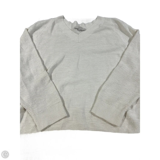 Top Long Sleeve By Loft In Cream, Size: Xl