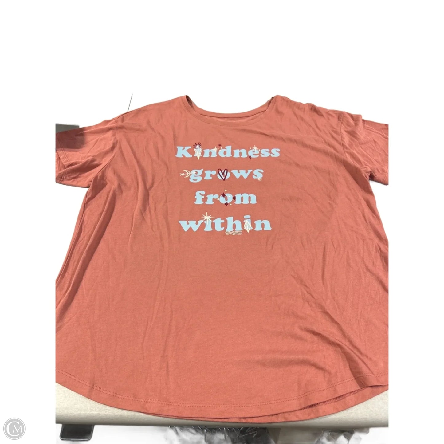 Top Short Sleeve By Old Navy In Peach, Size: Xl