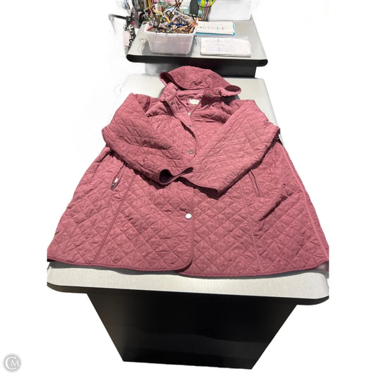 Coat Puffer & Quilted By Coldwater Creek In Mauve, Size: 3x