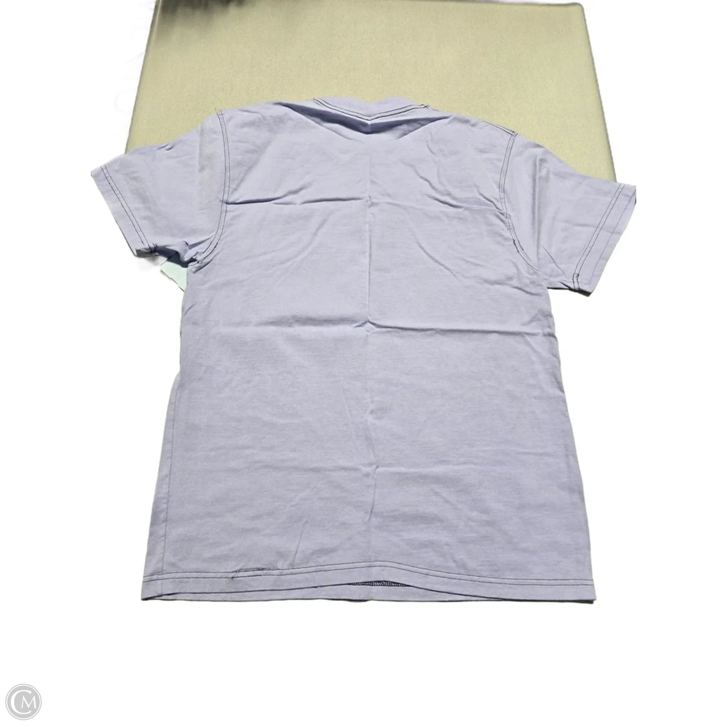 Top Short Sleeve By Champion In Purple, Size: L