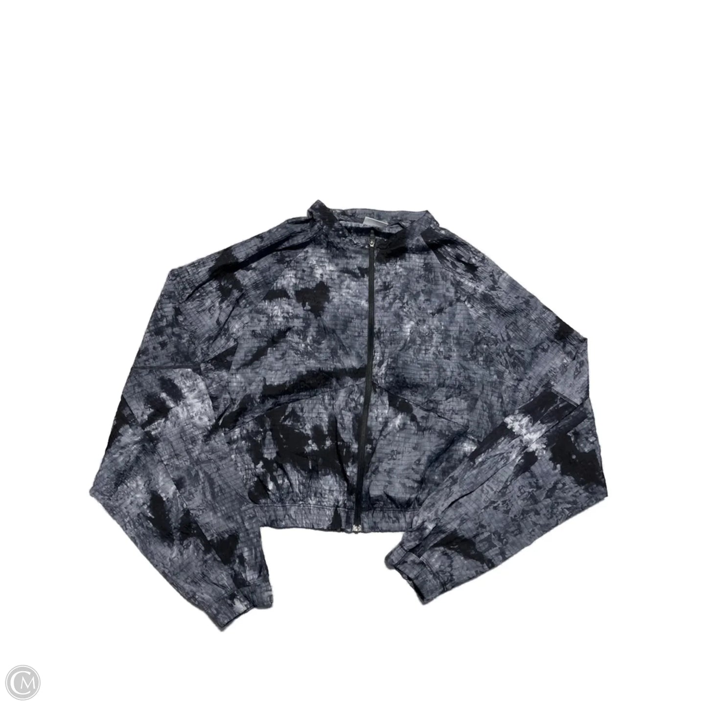 Athletic Jacket By Gym Shark In Grey, Size: M