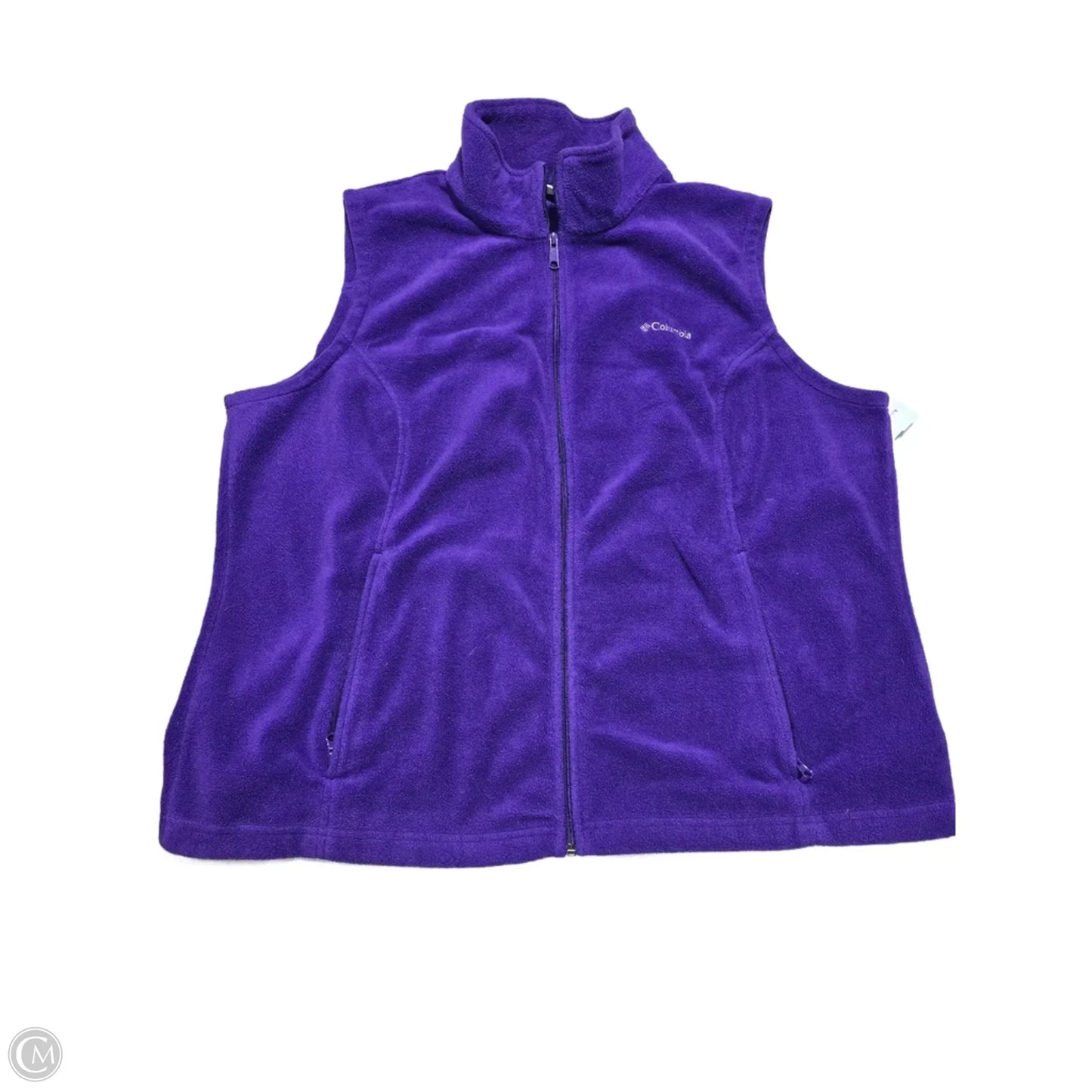 Vest Fleece By Columbia In Purple, Size: 2x