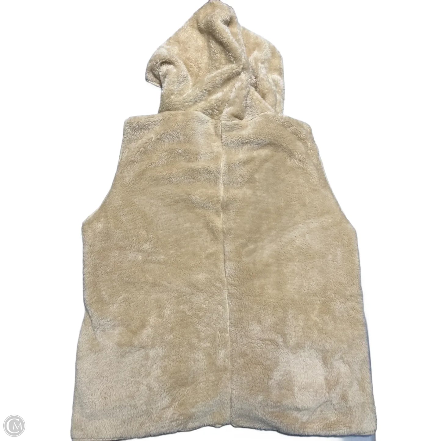 Vest Faux Fur & Sherpa By Zenana Outfitters In Cream, Size: 3x