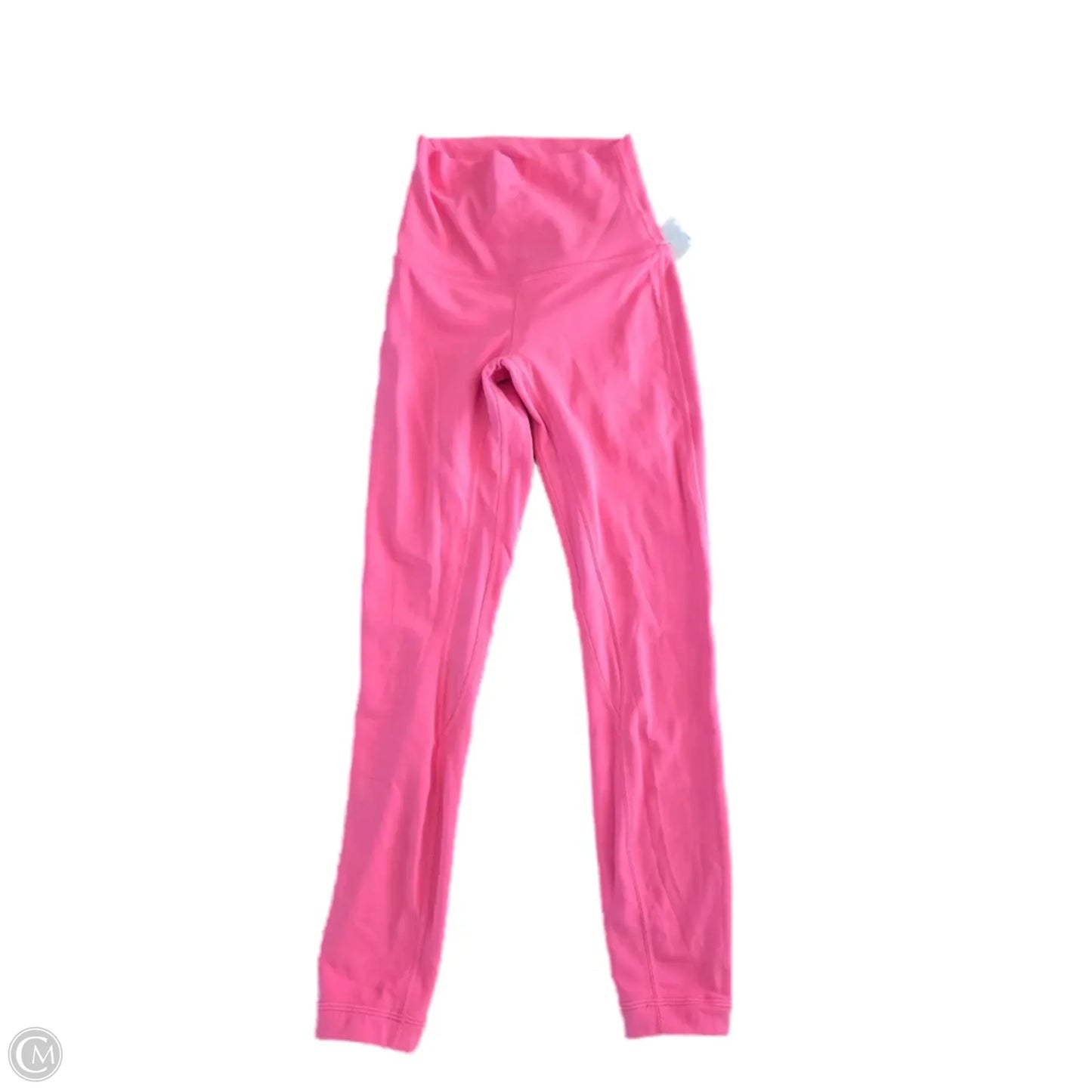 Athletic Leggings By Lululemon In Coral, Size: 0