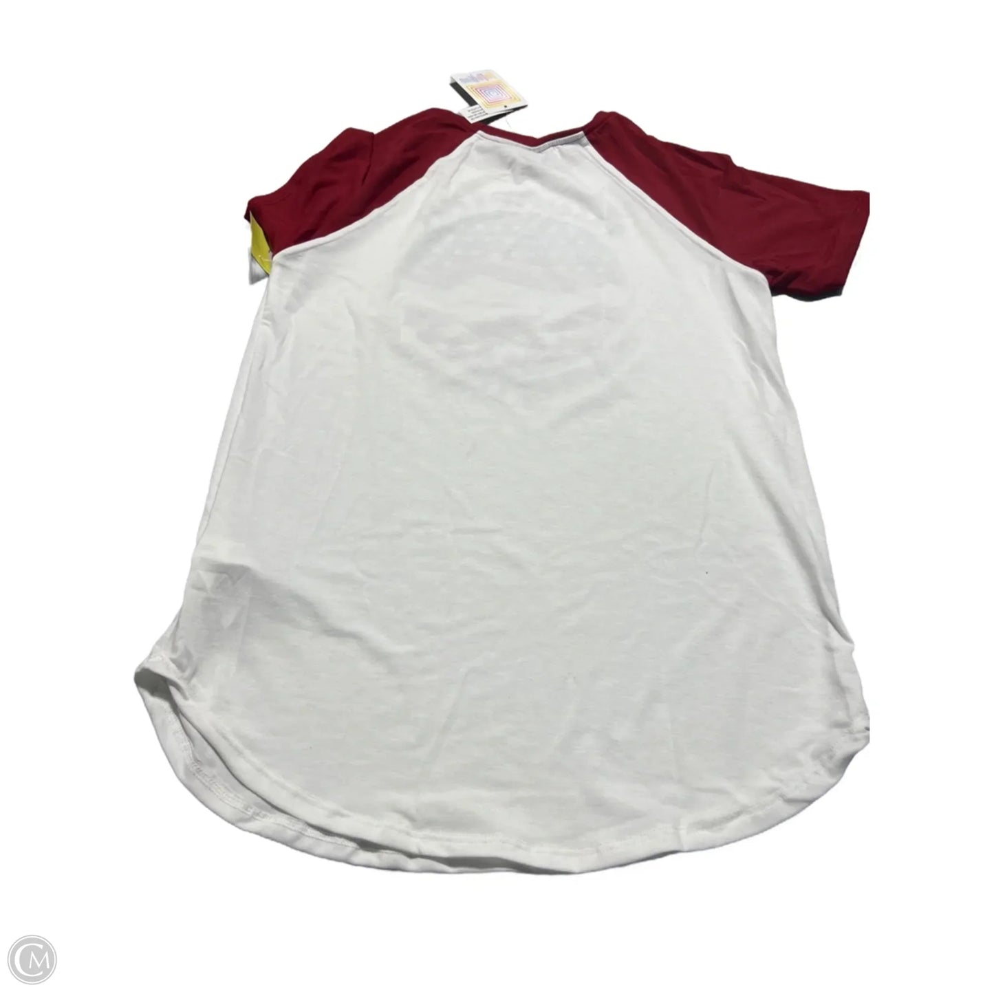 Top 3/4 Sleeve By Lularoe In White, Size: S