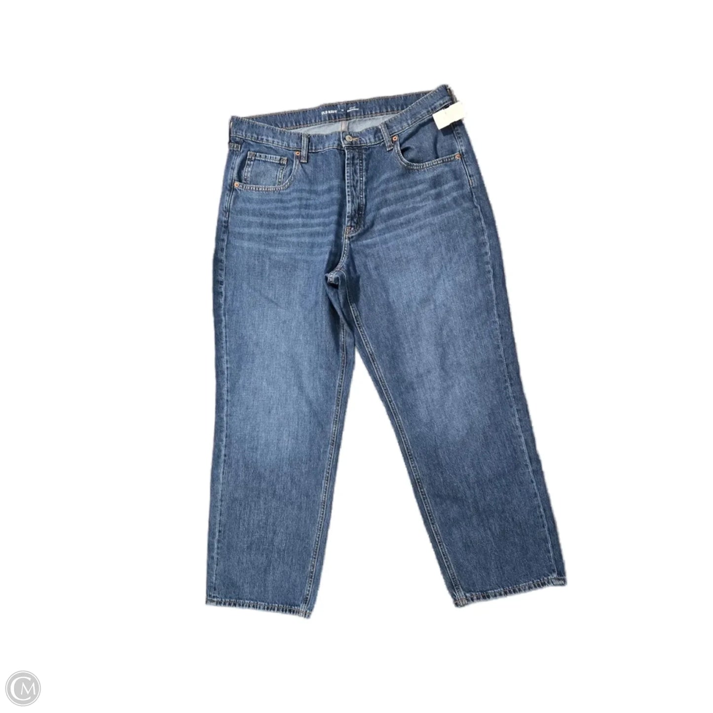 Jeans Wide Leg By Old Navy In Blue, Size: 14