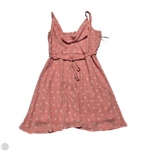 Dress Casual Midi By Cmc In Pink, Size: M
