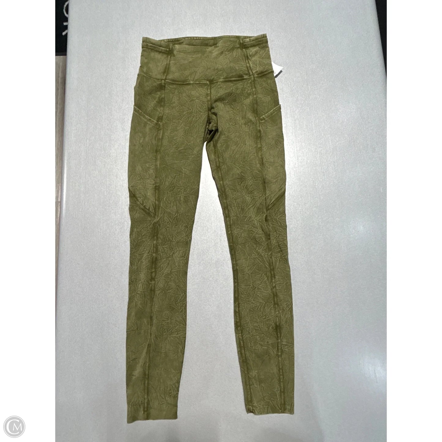 Athletic Leggings By Lululemon In Green, Size: 4