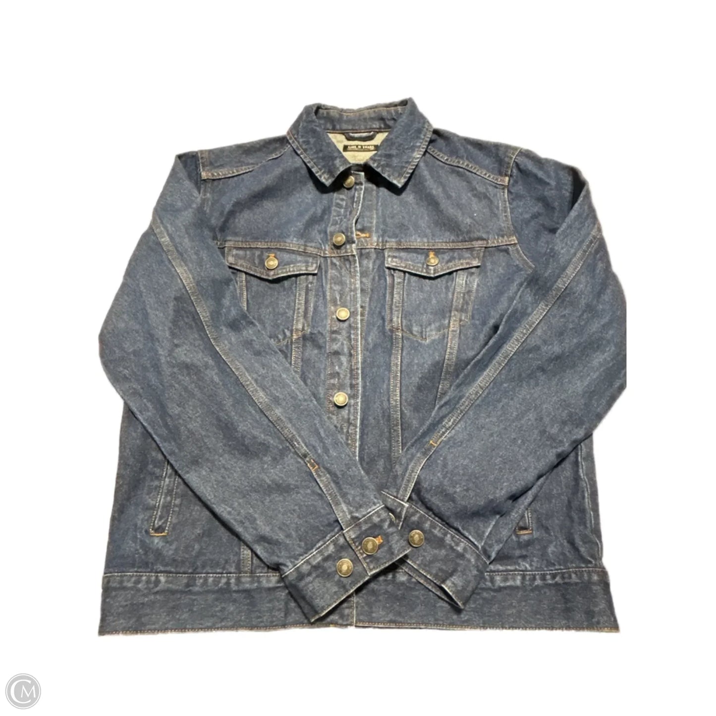 Jacket Denim By Cmc In Blue, Size: L