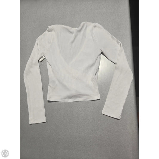Top Long Sleeve By Cotton On In White, Size: S