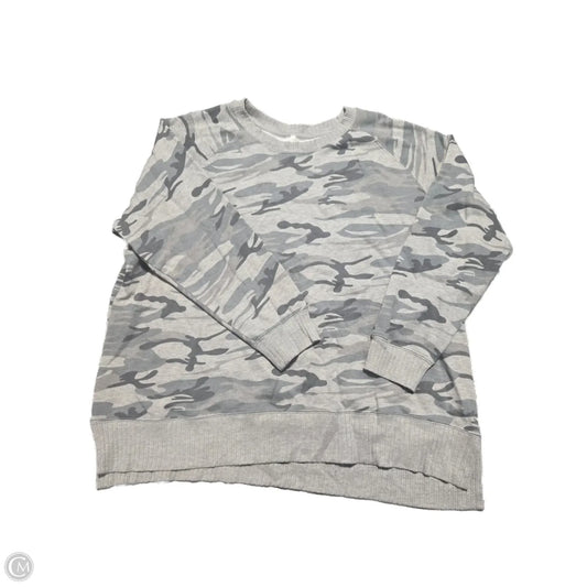Top Long Sleeve By Maurices In Grey, Size: 1x