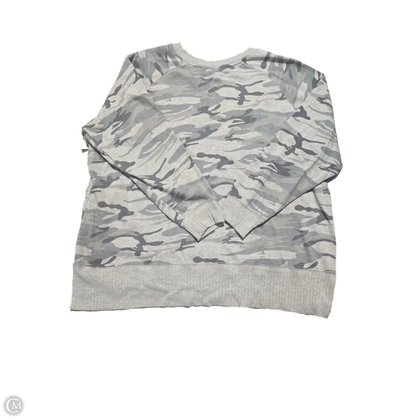Top Long Sleeve By Maurices In Grey, Size: 1x