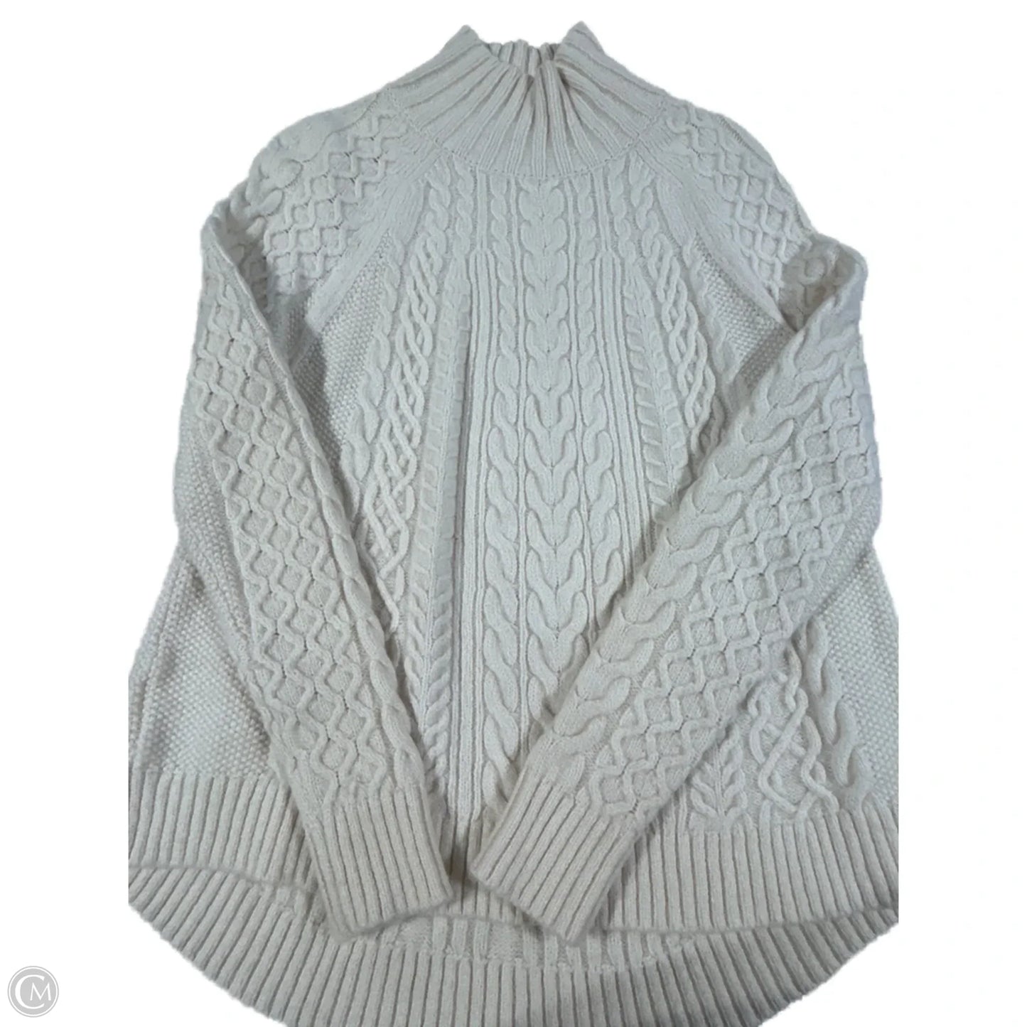 Sweater By Ann Taylor In Cream, Size: S