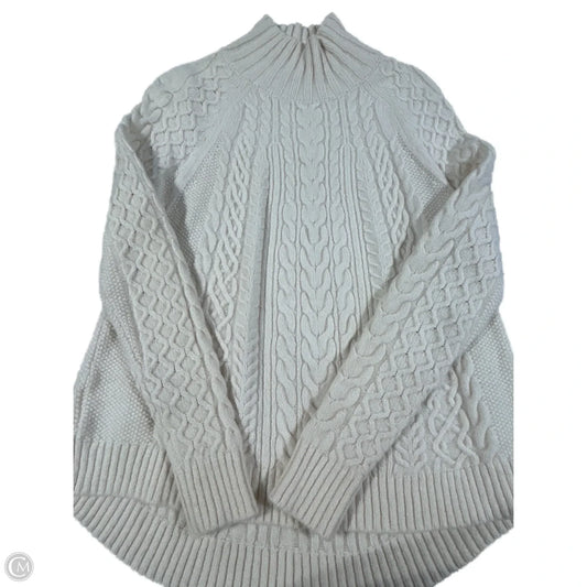 Sweater By Ann Taylor In Cream, Size: S