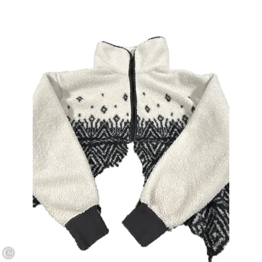 Jacket Faux Fur & Sherpa By Calia In Black & White, Size: S