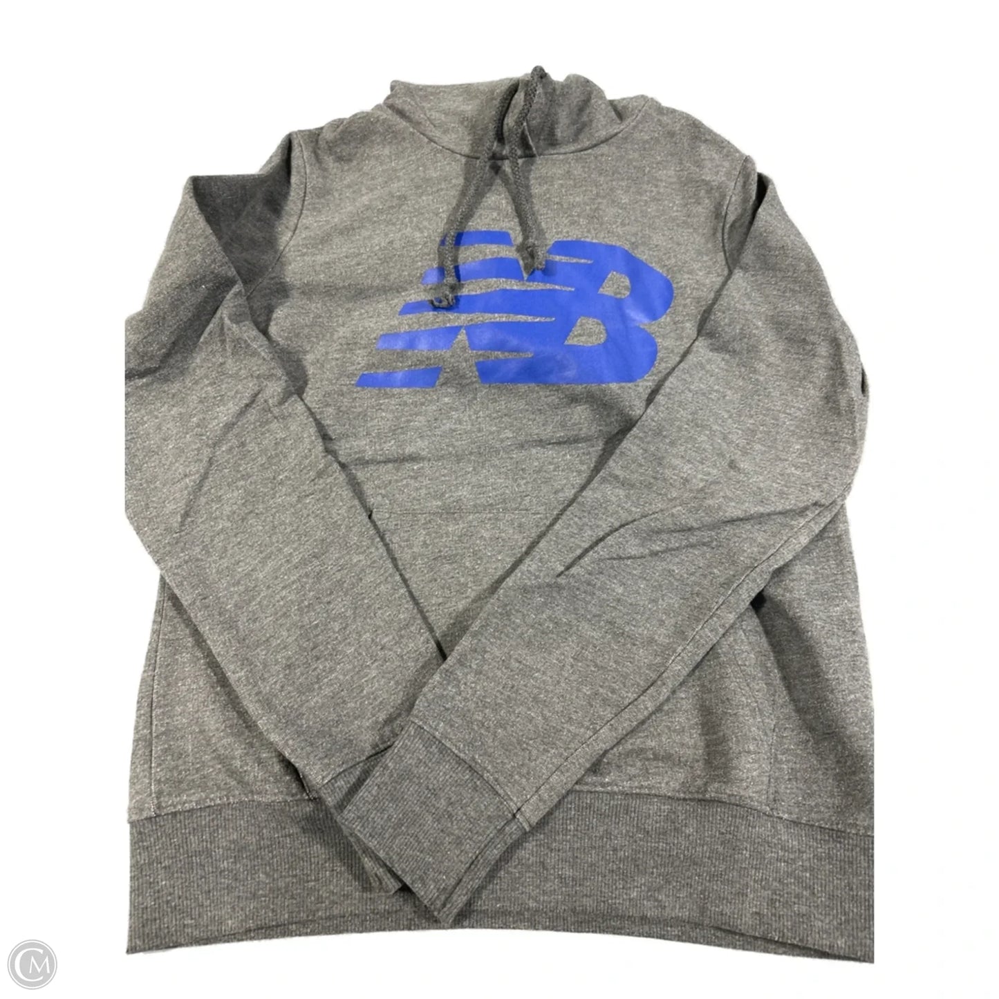 Sweatshirt Hoodie By New Balance In Grey, Size: S