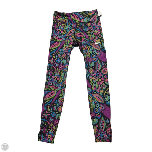 Athletic Leggings By Nike In Multi-colored, Size: M