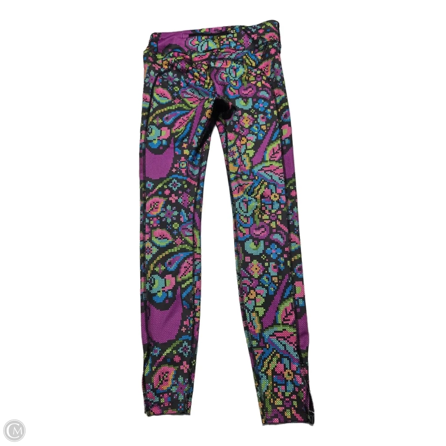 Athletic Leggings By Nike In Multi-colored, Size: M