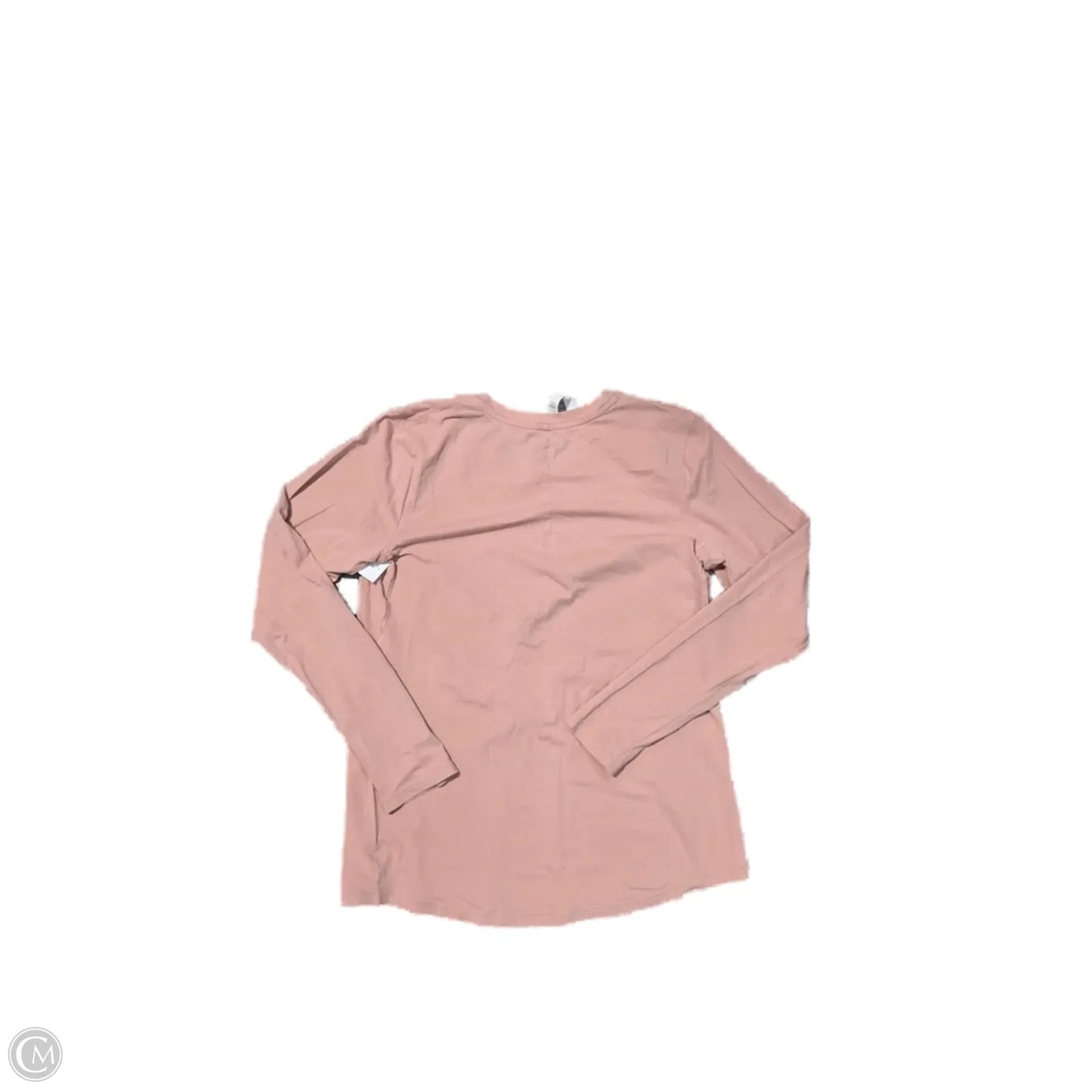 Athletic Top Long Sleeve Collar By Lululemon In Pink, Size: 6