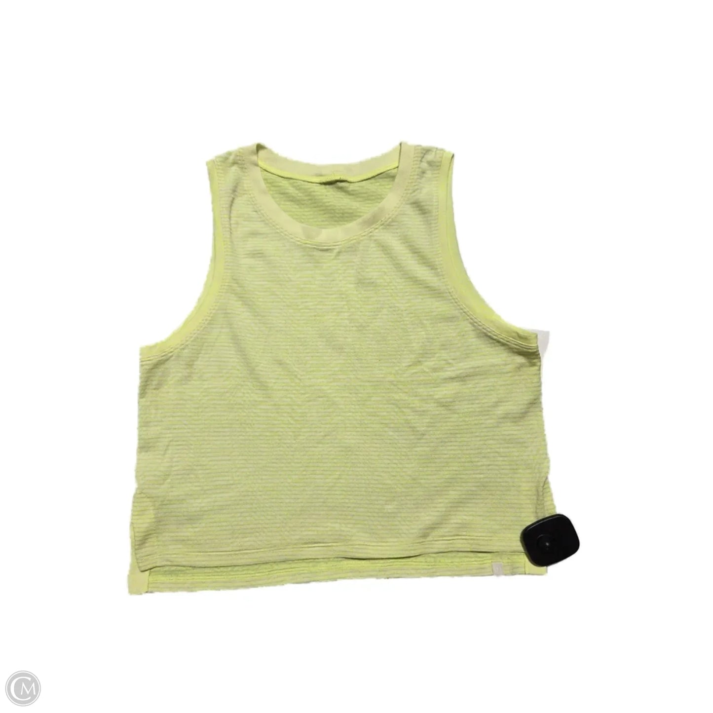 Athletic Tank Top By Lululemon In Yellow, Size: Xs