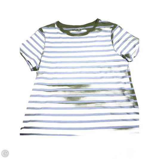 Top Short Sleeve By J. Crew In Striped Pattern, Size: L