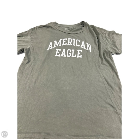 Top Short Sleeve By American Eagle In Green, Size: S