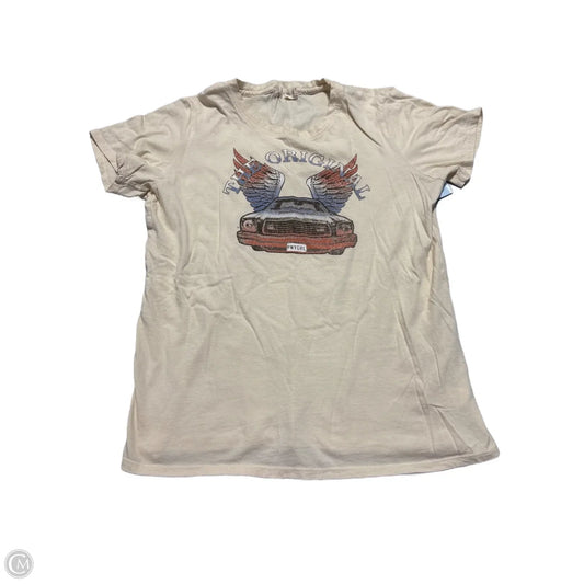 Top Short Sleeve By Altard State In Cream, Size: M