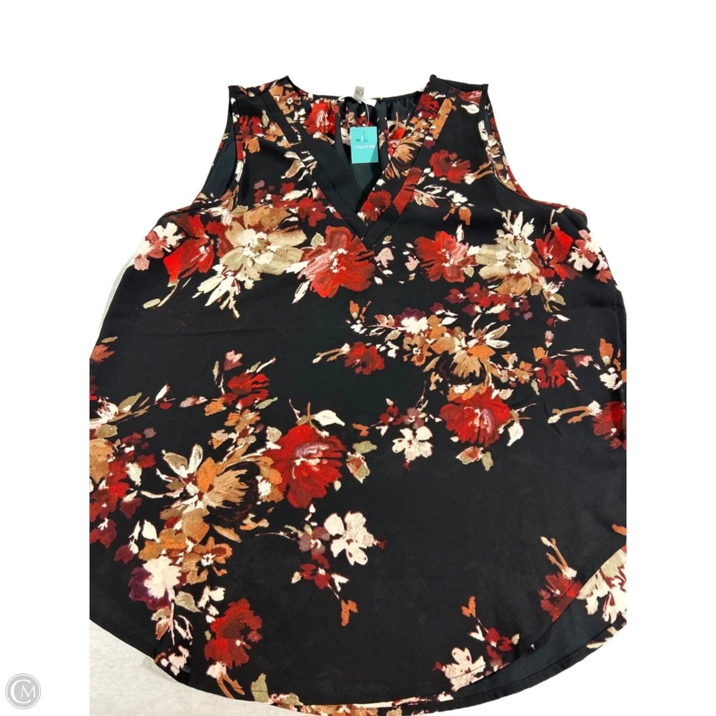 Blouse Sleeveless By Maurices In Black, Size: M