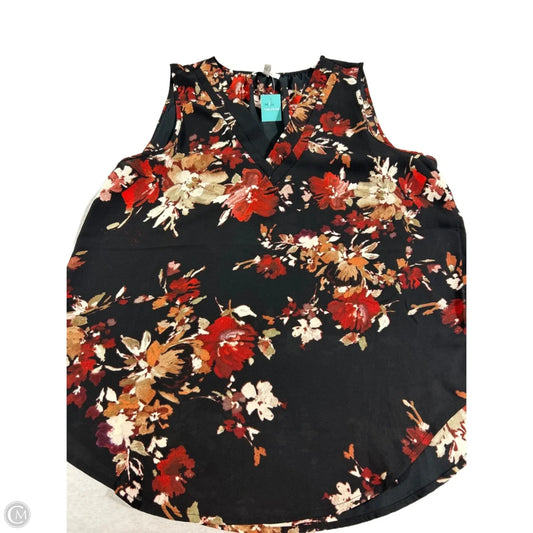 Blouse Sleeveless By Maurices In Black, Size: M