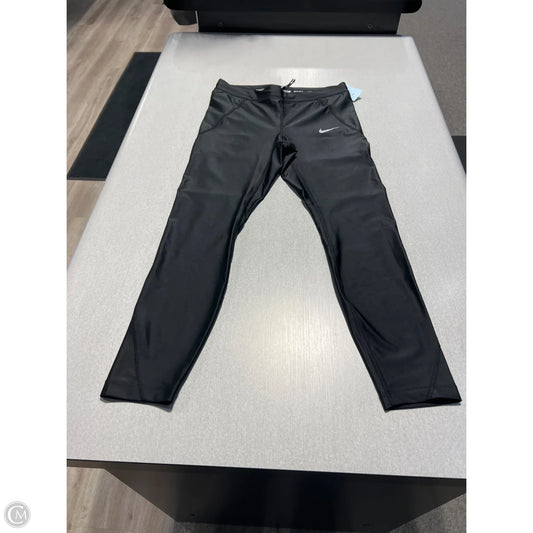 Athletic Leggings By Nike In Black, Size: M