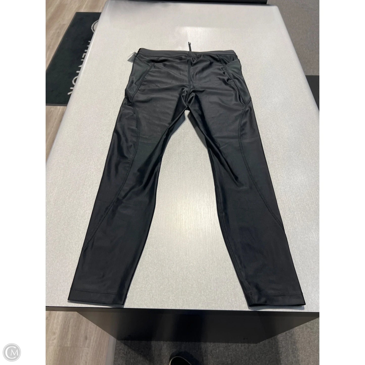 Athletic Leggings By Nike In Black, Size: M