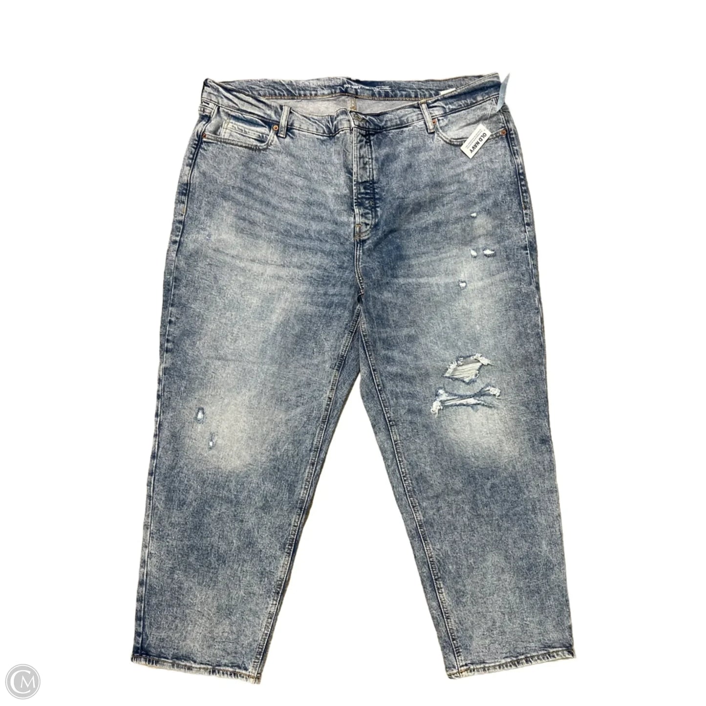 Jeans Straight By Old Navy In Blue Denim, Size: 24