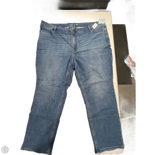 Jeans Straight By Old Navy In Blue Denim, Size: 26