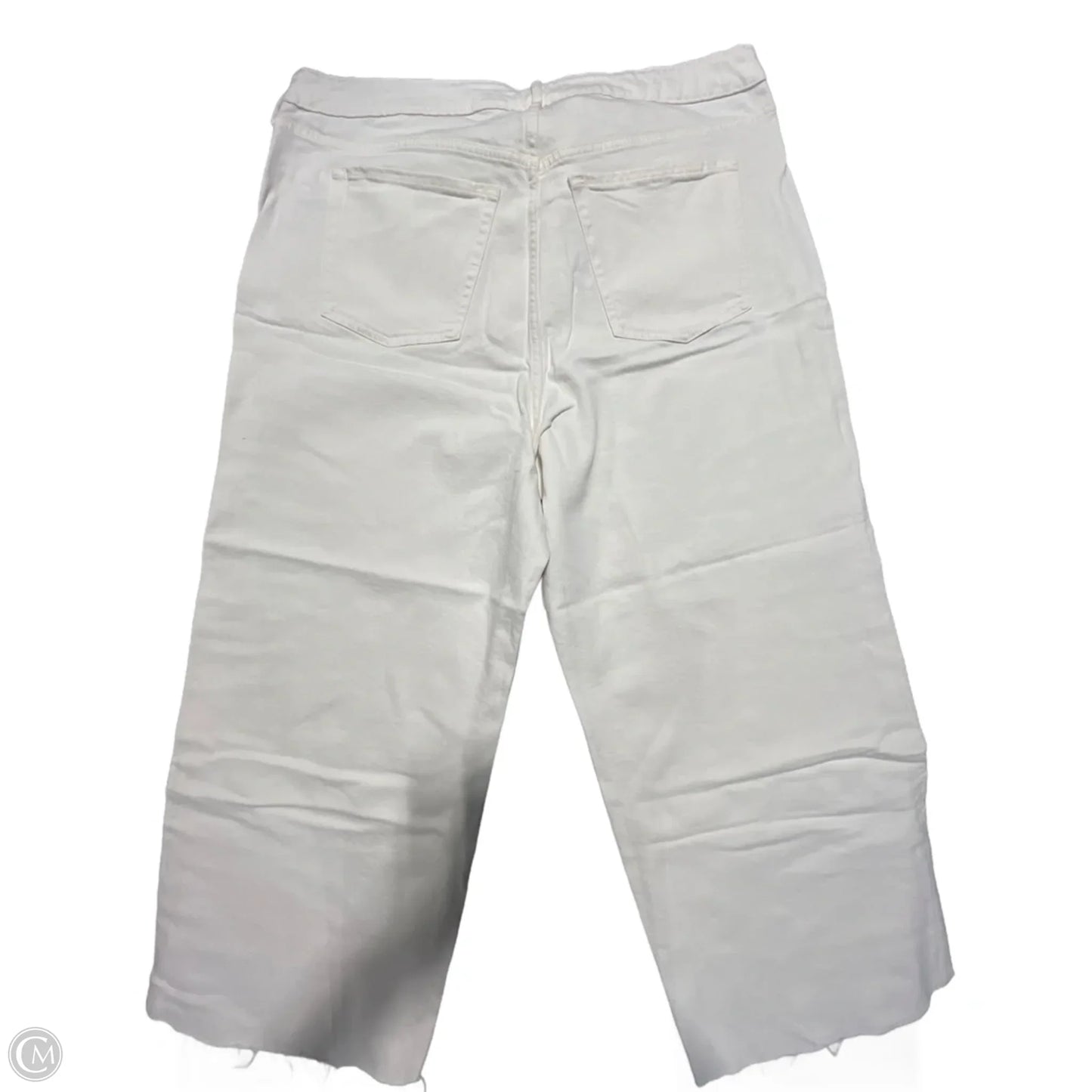 Jeans Wide Leg By Old Navy In White Denim, Size: 20