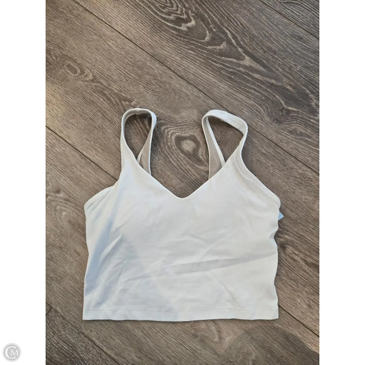 Athletic Tank Top By Lululemon In White, Size: M