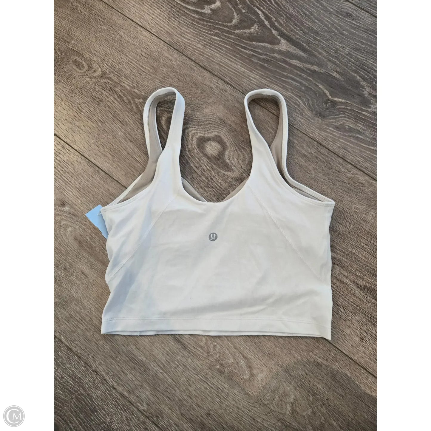 Athletic Tank Top By Lululemon In White, Size: M