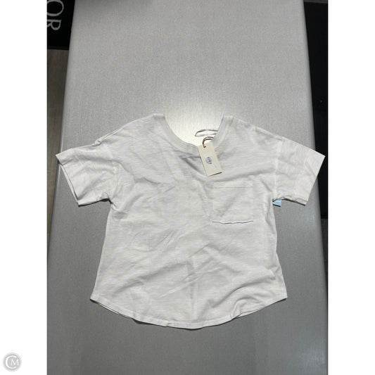 Top Short Sleeve By New In In White, Size: S