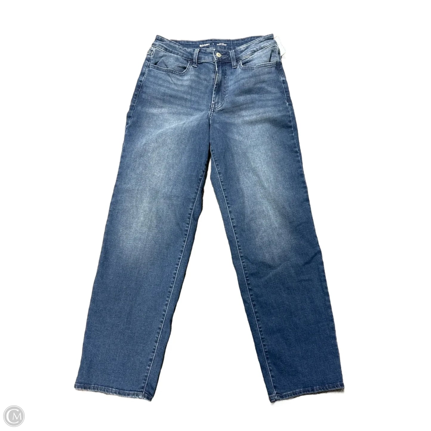 Jeans Straight By Old Navy In Blue Denim, Size: 8