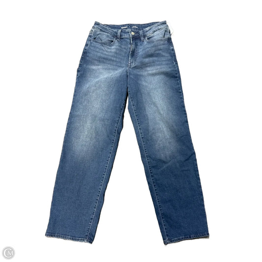 Jeans Straight By Old Navy In Blue Denim, Size: 8