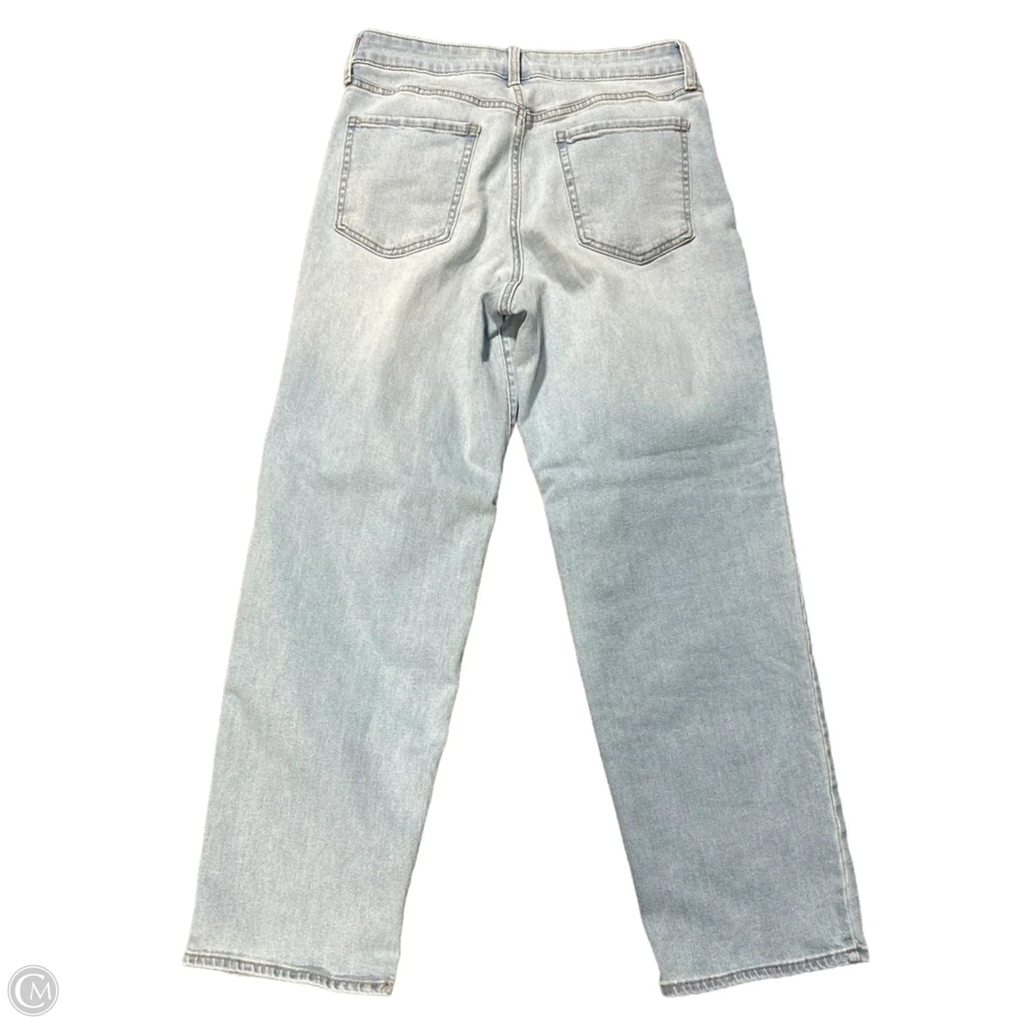 Jeans Straight By Old Navy In Blue Denim, Size: 8