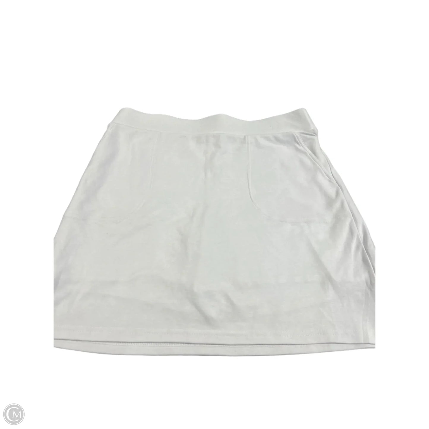 Skirt Mini & Short By Croft And Barrow In White, Size: M