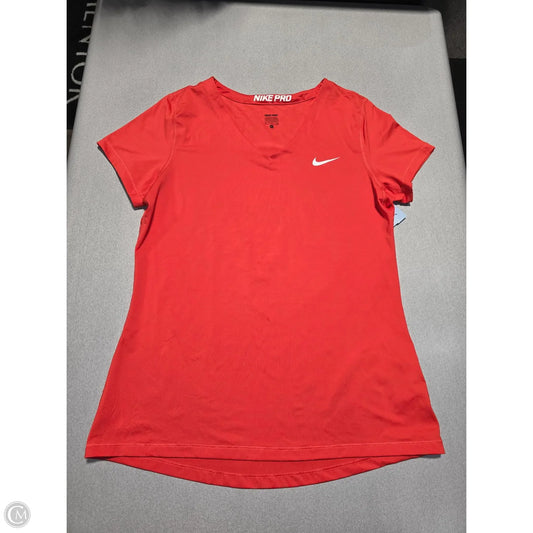 Top Short Sleeve By Nike In Red, Size: Xl