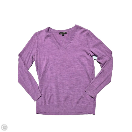 Top Long Sleeve By Banana Republic In Purple, Size: S