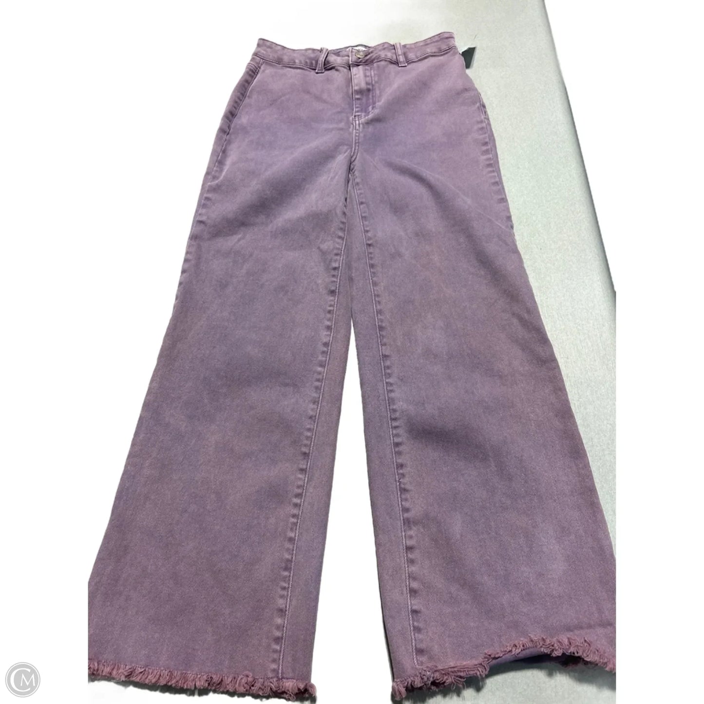 Jeans Straight By Zenana In Purple, Size: 6