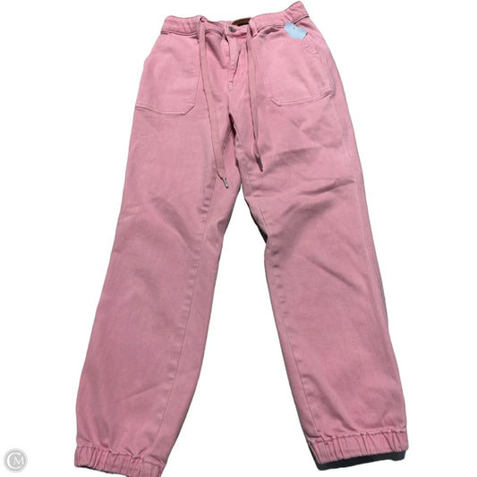 Jeans Straight By Judy Blue In Pink, Size: 4