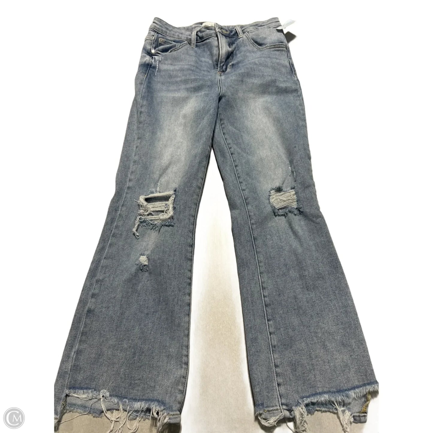 Jeans Straight By Risen In Blue Denim, Size: 8